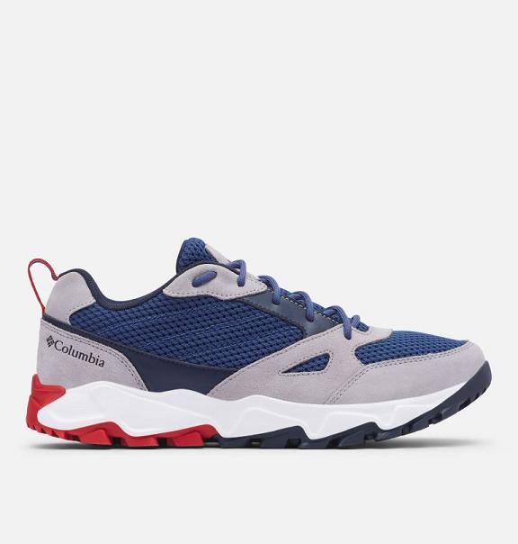 Columbia Ivo Trail Sneakers Blue Red For Men's NZ51849 New Zealand